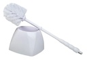 Toilet bowl brush 15-1/2" w/ caddy polypropylene