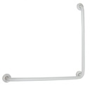 Barre d'appui en acier inoxydable finition blanche 30"x30"