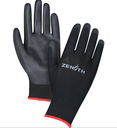 GANTS TRICOT NYLON NOIR PAUME POLYURETHANE NOIR T07 /PR