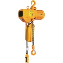 Electric chain hoist 5 ton, 600V 3 phases, 40' lift, 45' control cable