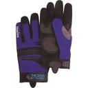 ZM200 GANTS PR MECANICIENS NYLON ET CUIR SYNTH. LARGE /PR